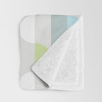 City life facade soft grey Throw Blanket Gallery Image 3