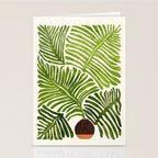 Summer Fern Simple Modern Watercolor Stationery Card Gallery Image 2