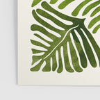 Summer Fern Simple Modern Watercolor Poster Gallery Image 3