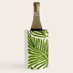 Summer Fern Simple Modern Watercolor Wine Chiller Gallery Image 2