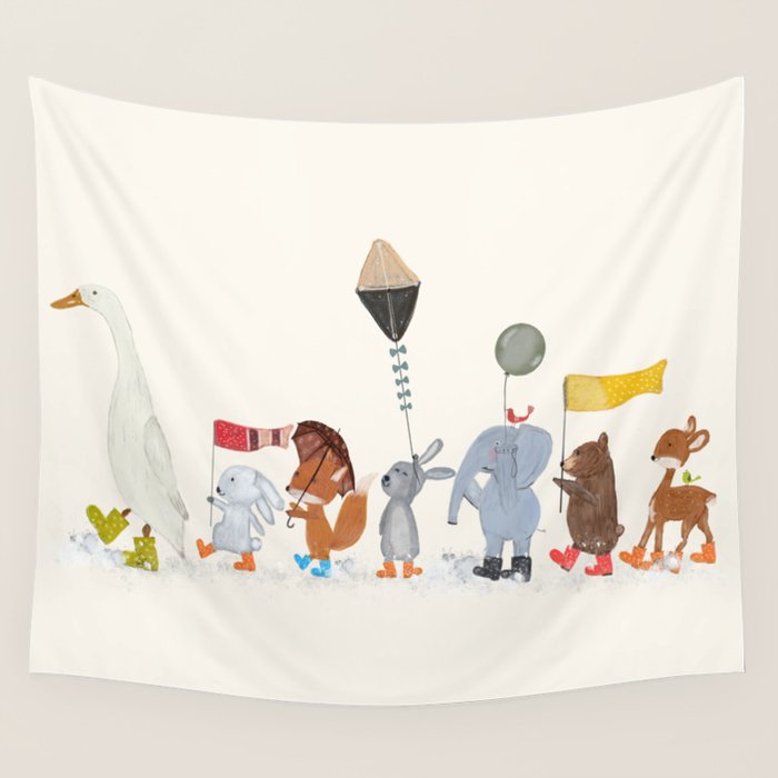 splish splash Wall Tapestry Gallery Image 4