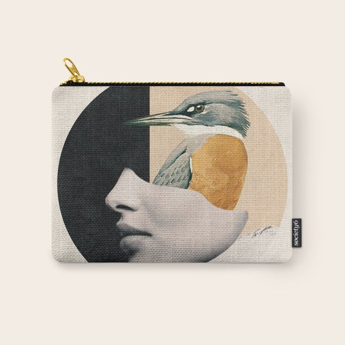 collage art / bird Carry All Pouch Gallery Image 1