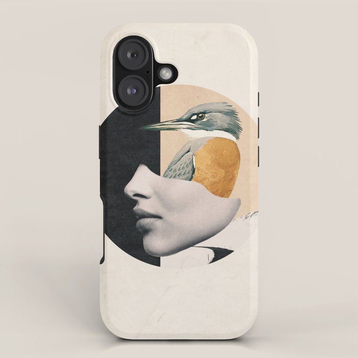 collage art / bird iPhone Case Gallery Image 1