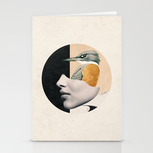 collage art / bird Stationery Card Gallery Image 2