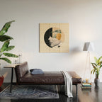 collage art / bird Wood Wall Art Gallery Image 2