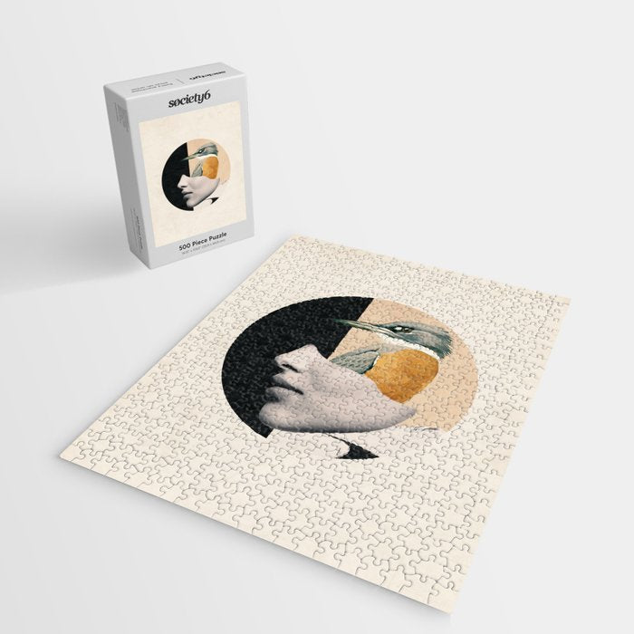 collage art / bird Jigsaw Puzzle Gallery Image 2