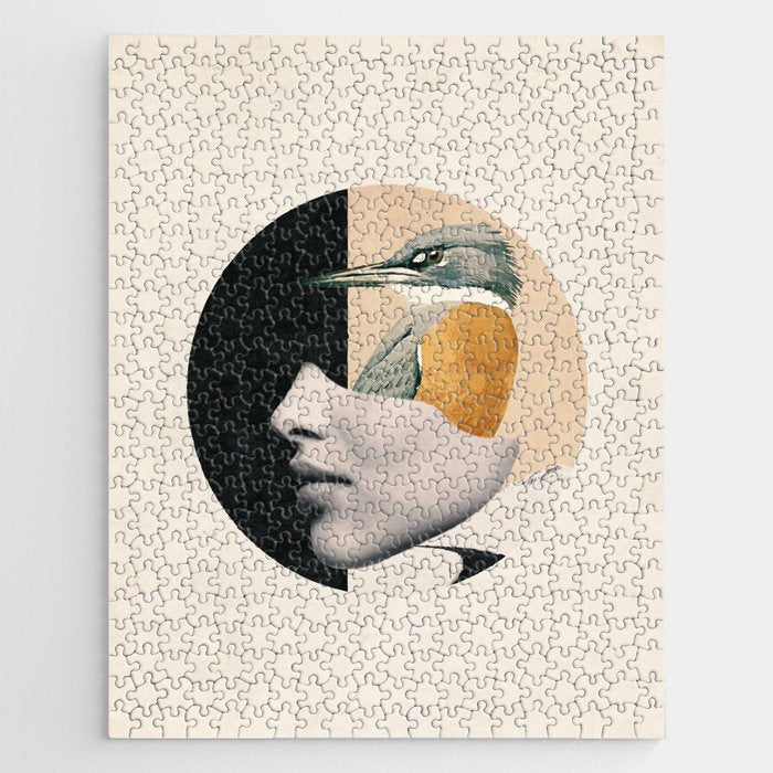 collage art / bird Jigsaw Puzzle Gallery Image 1