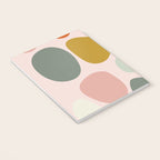 dots and pebbles mid century abstract Notebook Gallery Image 3