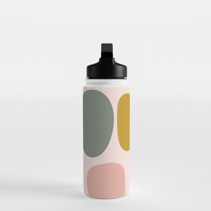 dots and pebbles mid century abstract Water Bottle Gallery Image 3