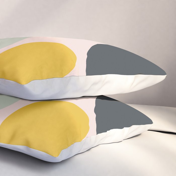 dots and pebbles mid century abstract Pillow Sham Gallery Image 3