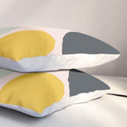dots and pebbles mid century abstract Pillow Sham Gallery Image 3