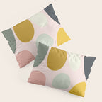 dots and pebbles mid century abstract Pillow Sham Gallery Image 3