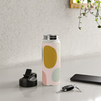 dots and pebbles mid century abstract Water Bottle Gallery Image 4