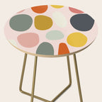 dots and pebbles mid century abstract Side Table Gallery Image 2