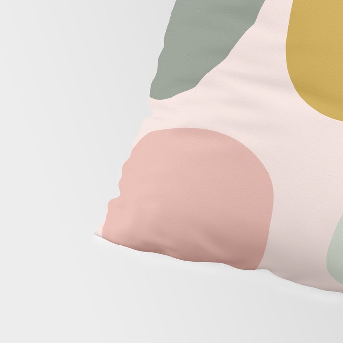 dots and pebbles mid century abstract Pillow Sham Gallery Image 4