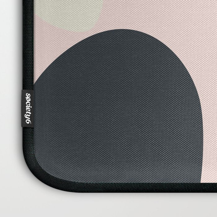 dots and pebbles mid century abstract Laptop Sleeve Gallery Image 3