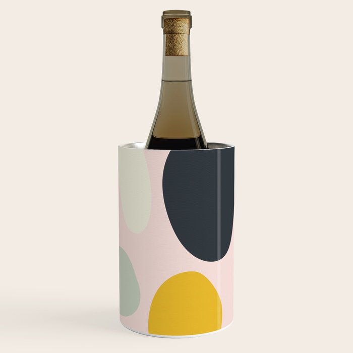 dots and pebbles mid century abstract Wine Chiller Gallery Image 3