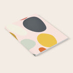 dots and pebbles mid century abstract Notebook Gallery Image 2