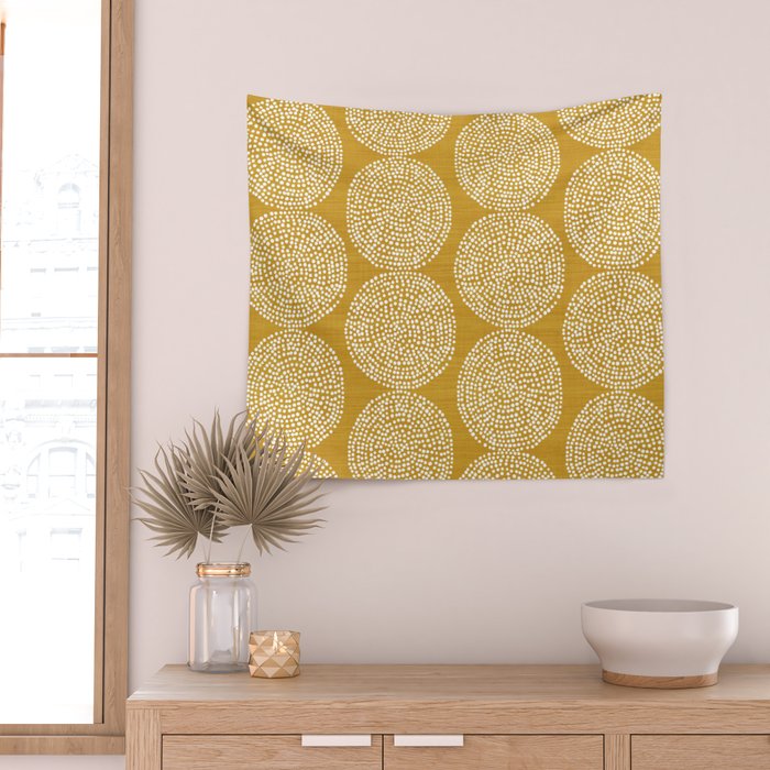 Beech in Gold Wall Tapestry Gallery Image 2