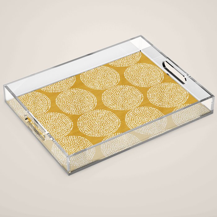 Beech in Gold Acrylic Tray Gallery Image 1