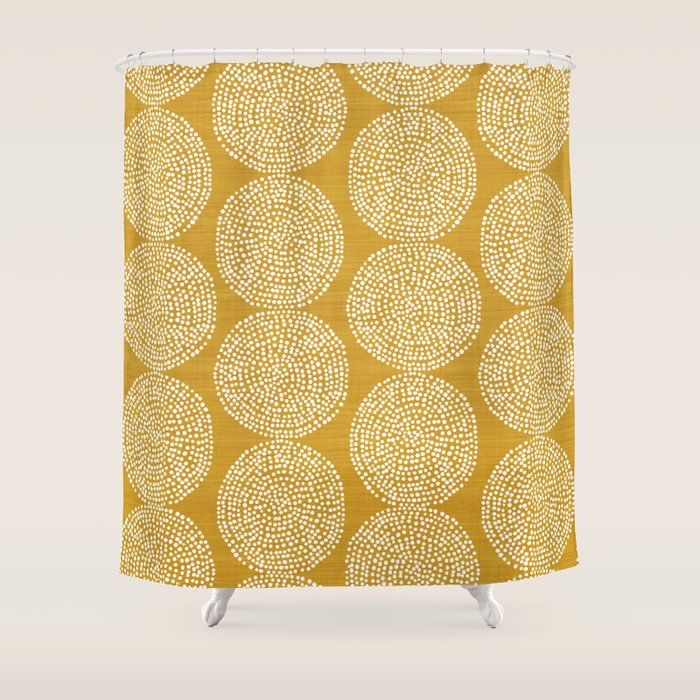Beech in Gold Shower Curtain Gallery Image 1