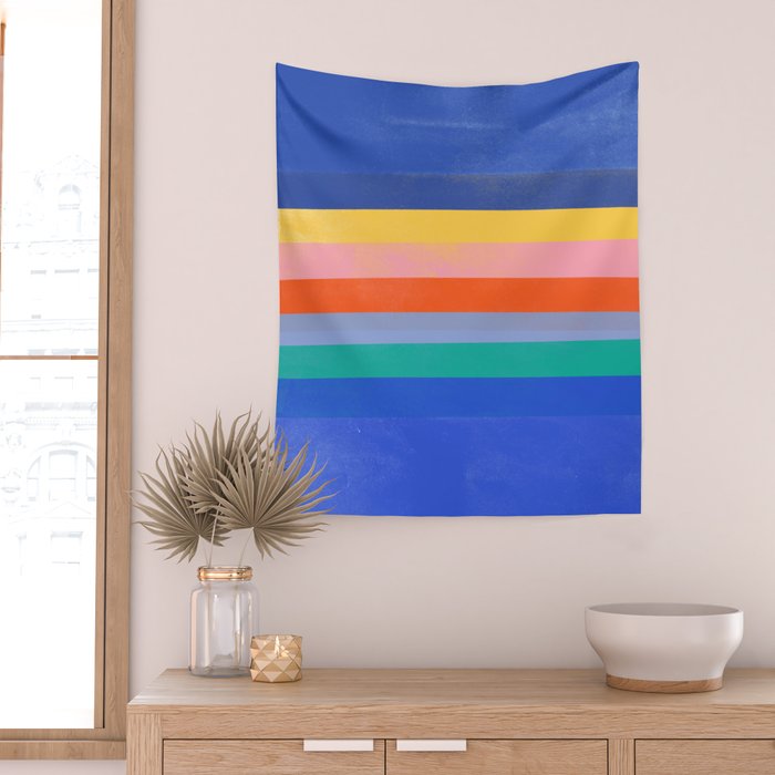 stripe study 37 Wall Tapestry Gallery Image 2