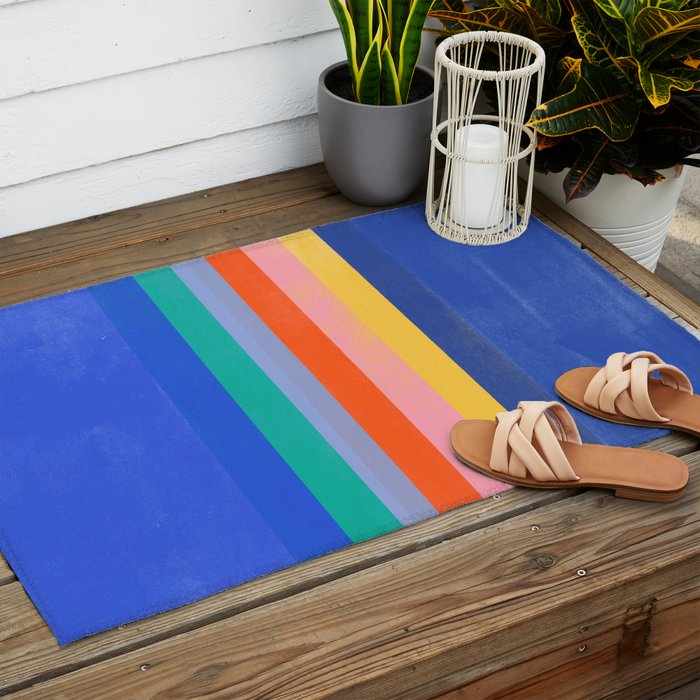stripe study 37 Outdoor Rug Gallery Image 2