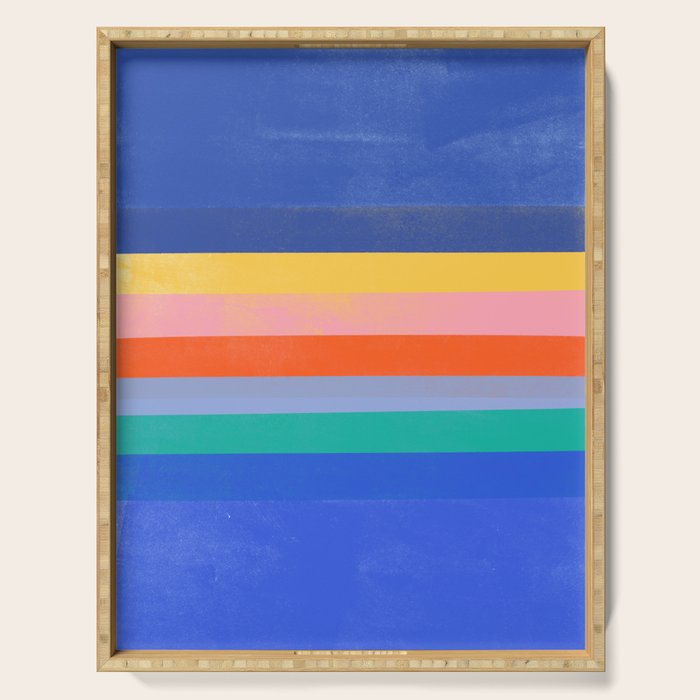 stripe study 37 Serving Tray Gallery Image 1