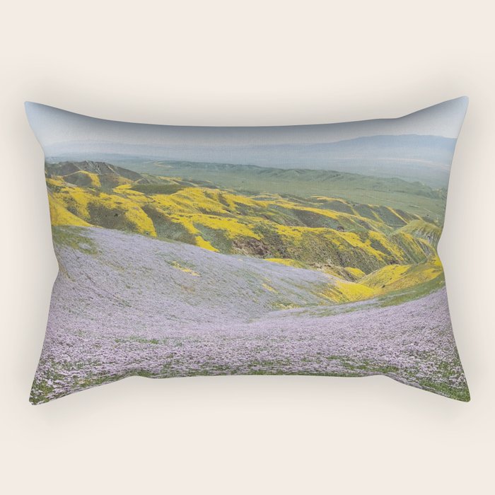 California Wildflowers Rectangular Pillow Gallery Image 2