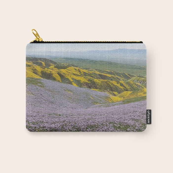 California Wildflowers Carry All Pouch Gallery Image 1