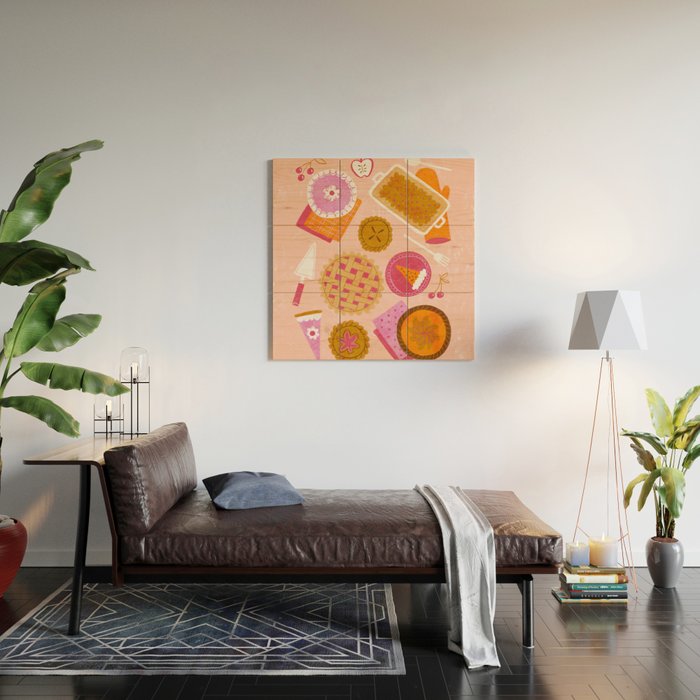Pie Party Wood Wall Art Gallery Image 2
