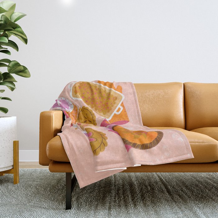 Pie Party Throw Blanket Gallery Image 1