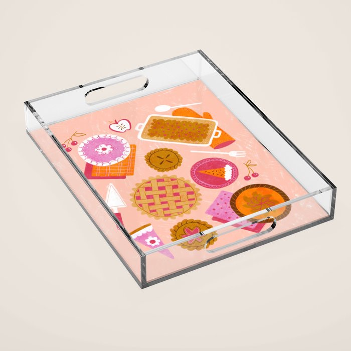 Pie Party Acrylic Tray Gallery Image 1