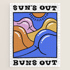 Sun's Out Buns Out (with Lettering) Jigsaw Puzzle Gallery Image 1