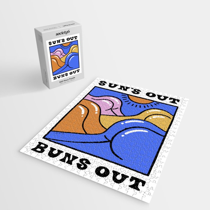 Sun's Out Buns Out (with Lettering) Jigsaw Puzzle Gallery Image 2