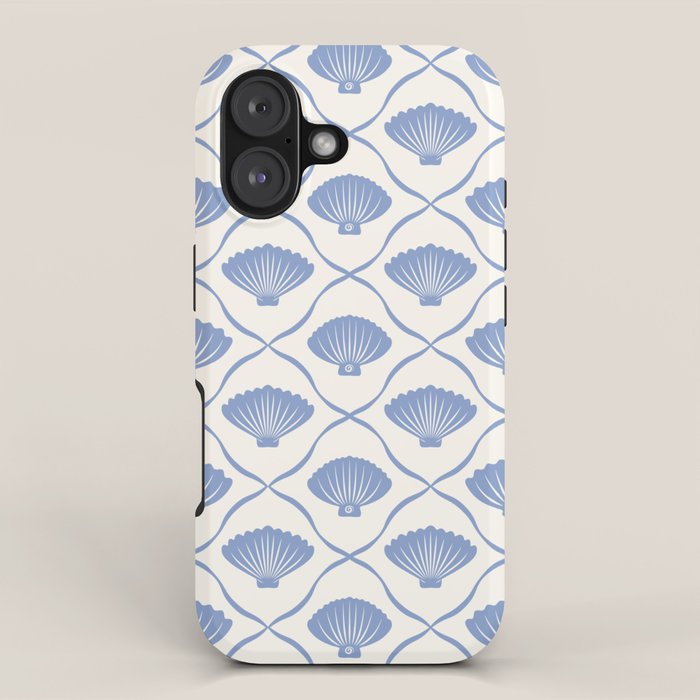 Coastal Ocean Blue Seashells iPhone Case Gallery Image 1