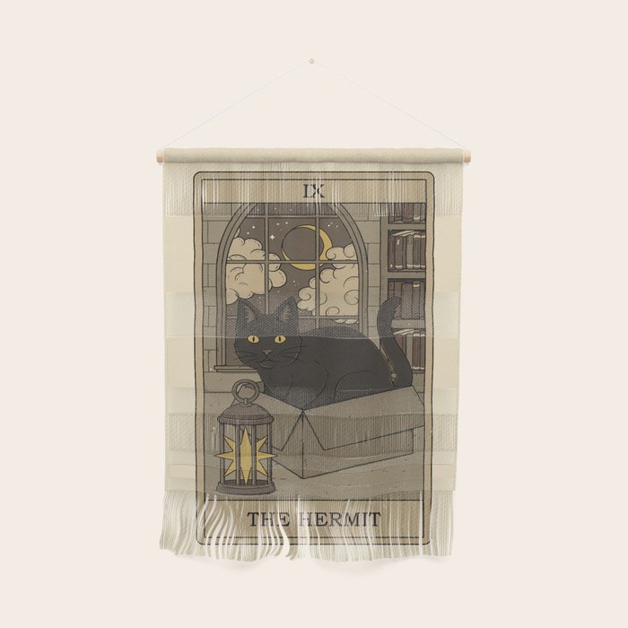 The Hermit - Cats Tarot Wall Hanging Gallery Image 1