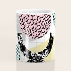 Righteous - abstract minimal throwback retro memphis style art decor wacka design Coffee Mug Gallery Image 4