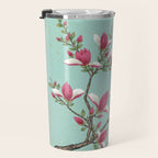 Magnolia : Minhwa-Korean traditional/folk art Travel Mug Gallery Image 3