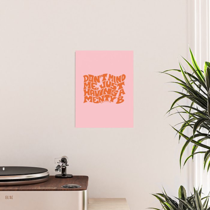 Don't Mind Me in Orange Poster Gallery Image 2