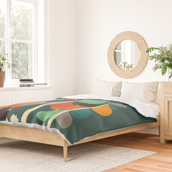 Cabin in the woods Duvet Cover Gallery Image 2