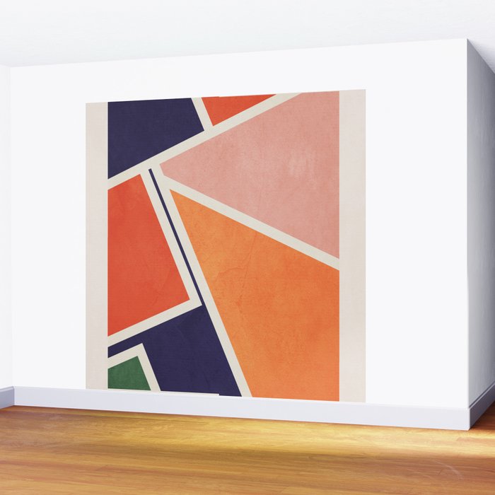 Modern Abstraction 16 Wall Mural Gallery Image 2