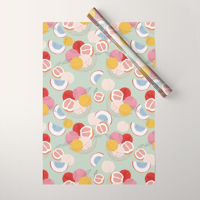 Fruit basket II Wrapping Paper Gallery Image 1
