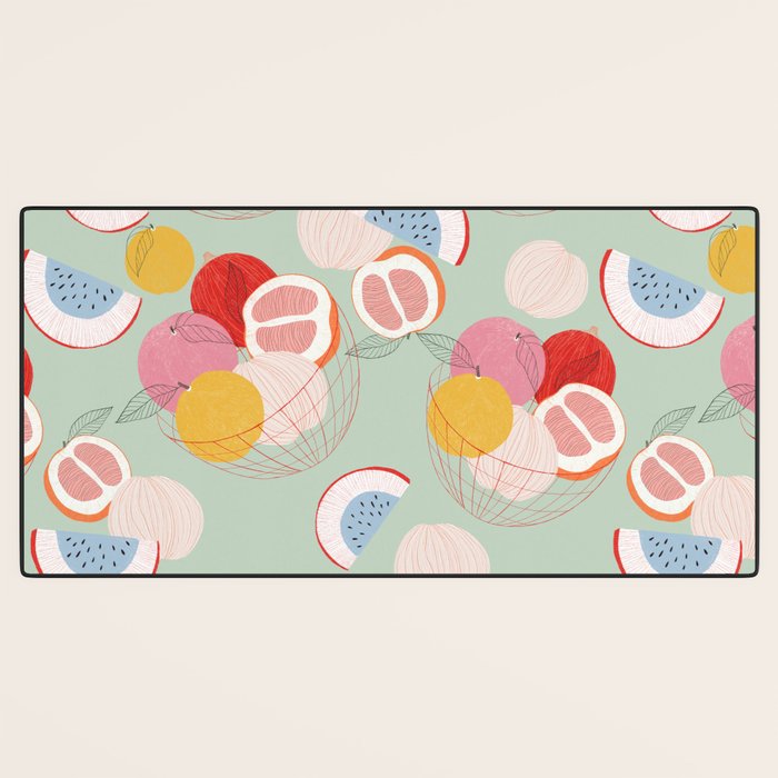 Fruit basket II Desk Mat Gallery Image 3