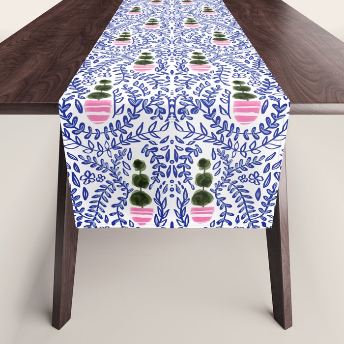 Southern Living - Chinoiserie Pattern Small Table Runner Gallery Image 1