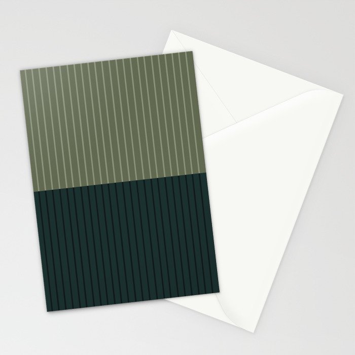Color Block Lines XXXIX Stationery Card Gallery Image 2