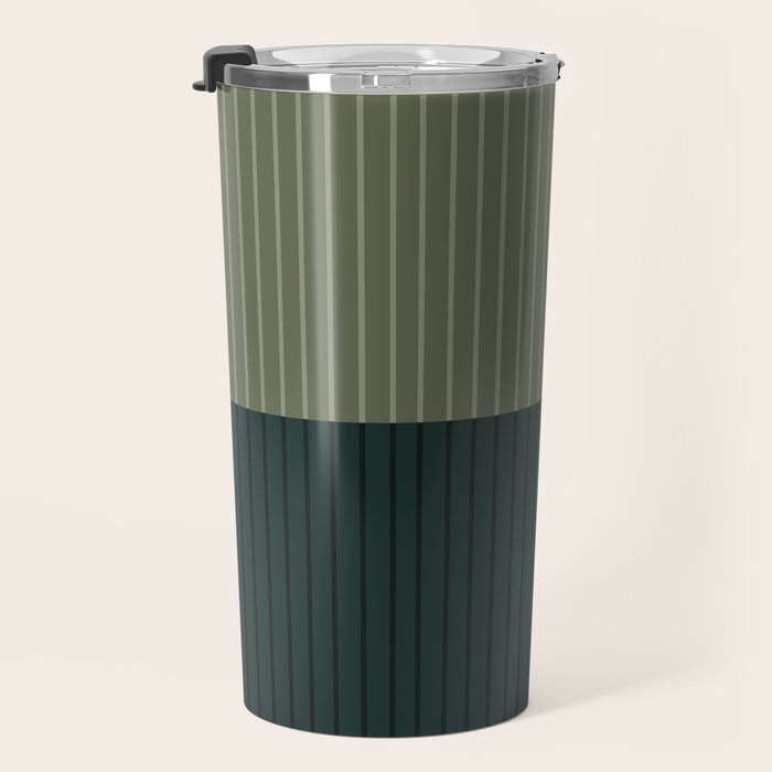 Color Block Lines XXXIX Travel Mug Gallery Image 3