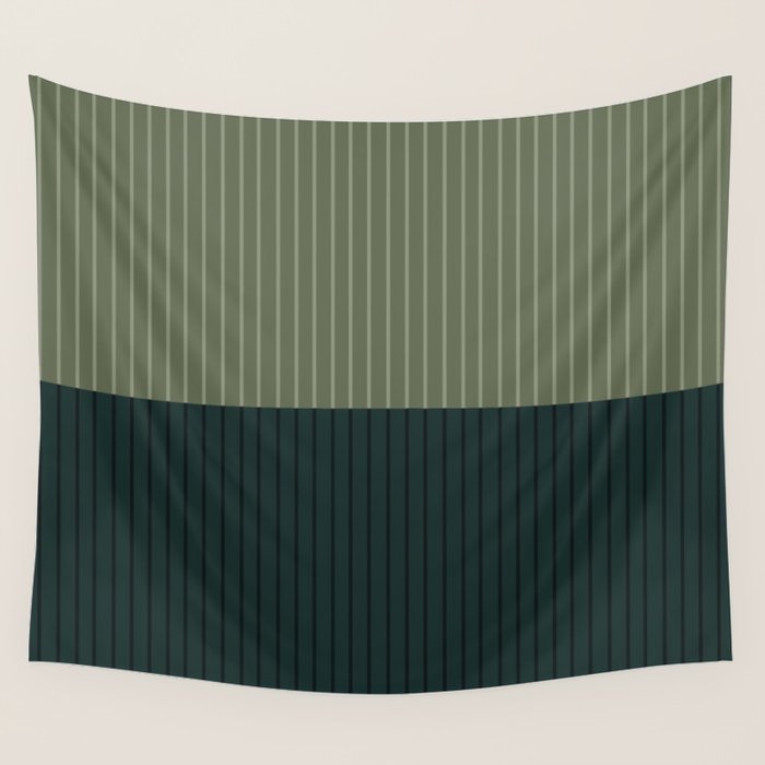 Color Block Lines XXXIX Wall Tapestry Gallery Image 1