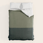 Color Block Lines XXXIX Duvet Cover Gallery Image 6