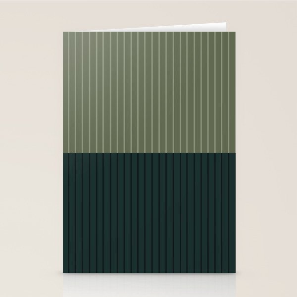 Color Block Lines XXXIX Stationery Card Gallery Image 2